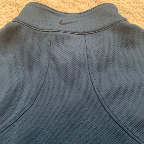 Nike Golf Shirt Mens XL Cover-Up 1/4 Zip Pullover 400099-469 Blue - Picture 6 of 8
